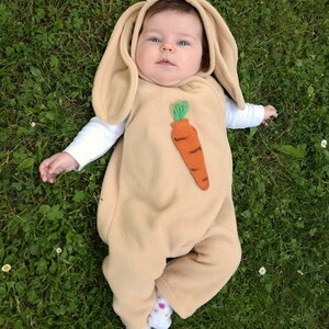 Costume, lapin, lapin, bébé, combinaison, combinaison, taille 62/67, taille 68/73 image 3