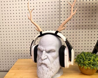 Horns For Headset, Antlers for headset, Headset attachment, Gamer Gift, Antler Horn Cosplay, Streamer Gift, Headband Horn, Witch Goth Gaming