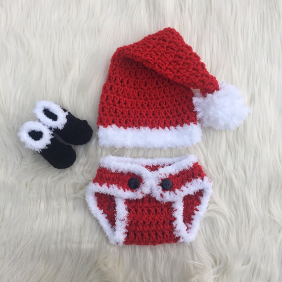 newborn baby santa outfit