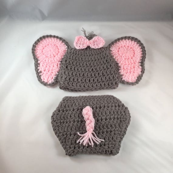 crochet baby elephant outfit