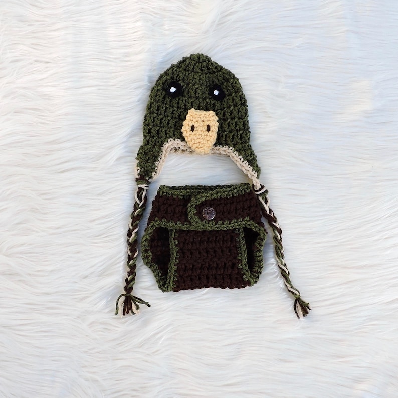 Baby Mallard Duck Photo Outfit Newborn Mallard Duck