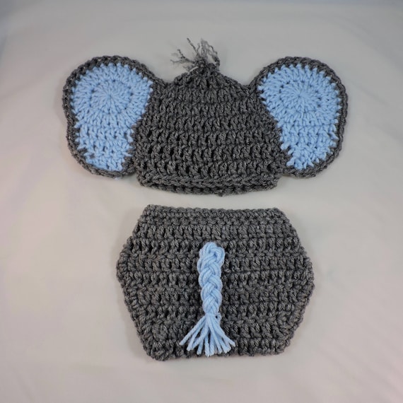 crochet baby elephant outfit pattern