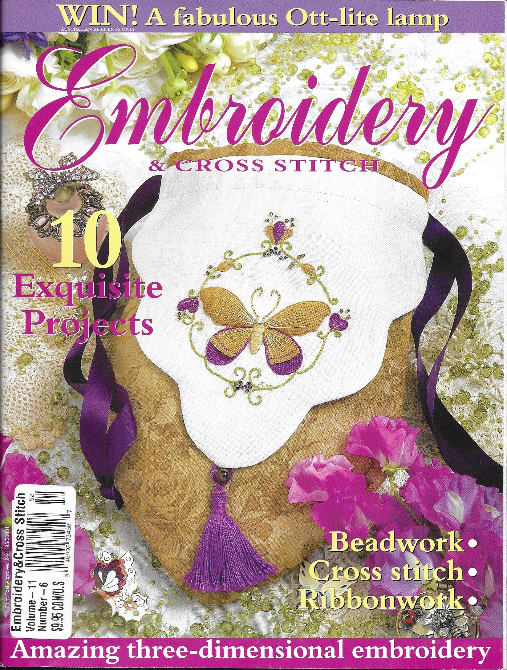 Embroidery and Cross Stitch Magazine Back Issue Volume 11 Etsy