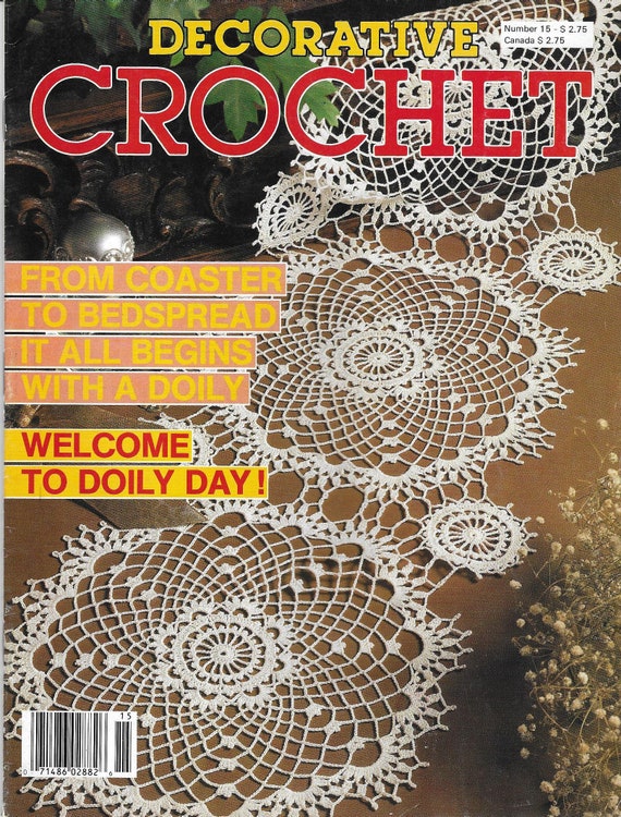 Vintage Decorative Crochet Magazine Back Issue May 1990 Number Etsy