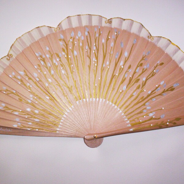 Hand Painted Fan Etsy Hand Painted Fan Etsy