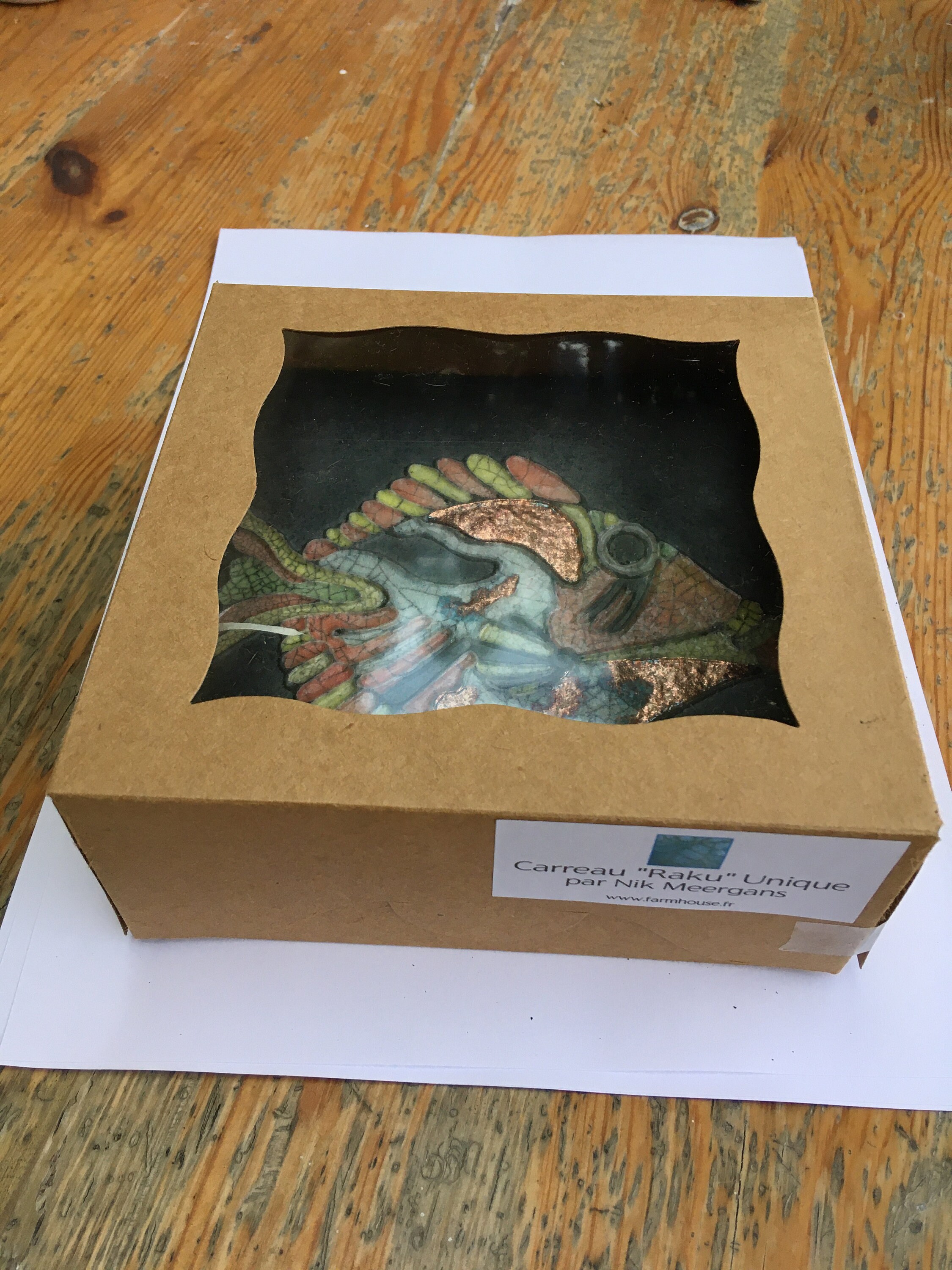 Carreaux Raku Décoratifs Uniques