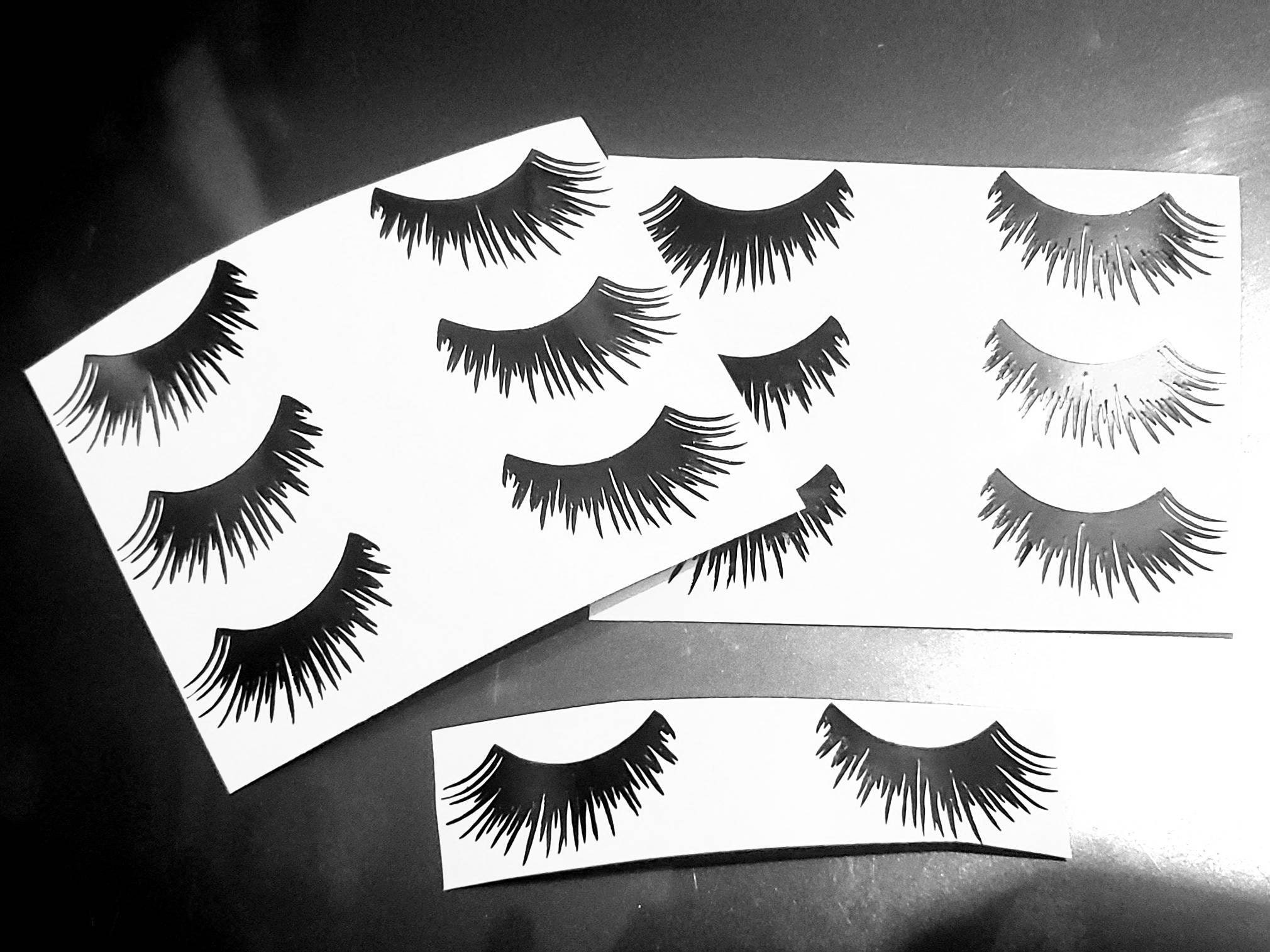 Eyelash thick Tanning Bed Stickers Etsy