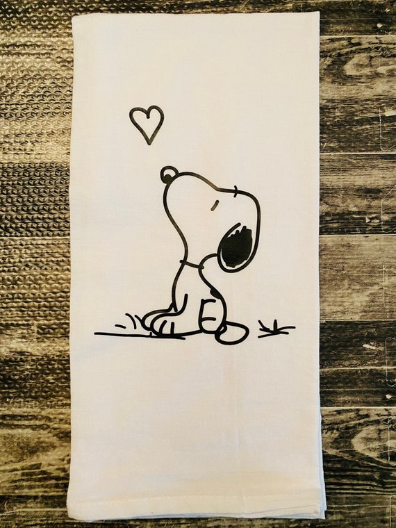 Snoopy hand towels hotsell