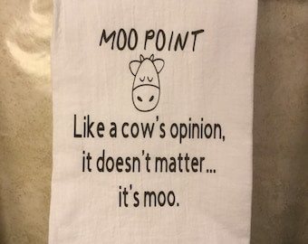 Moo Point Geschirrtuch/Freunde Handtuch/Freunde TV Show Handtuch-Kostenloser Versand