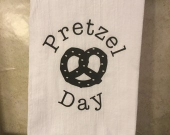 Pretzel Day Kitchen Towel/Office TV Show/Office Kitchen Towel