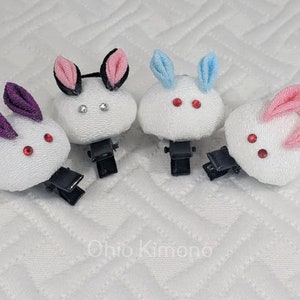 Bunny Kanzashi - Mochi Bunny