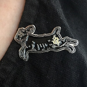The Sacred Trust Enamel Rabbit Pin