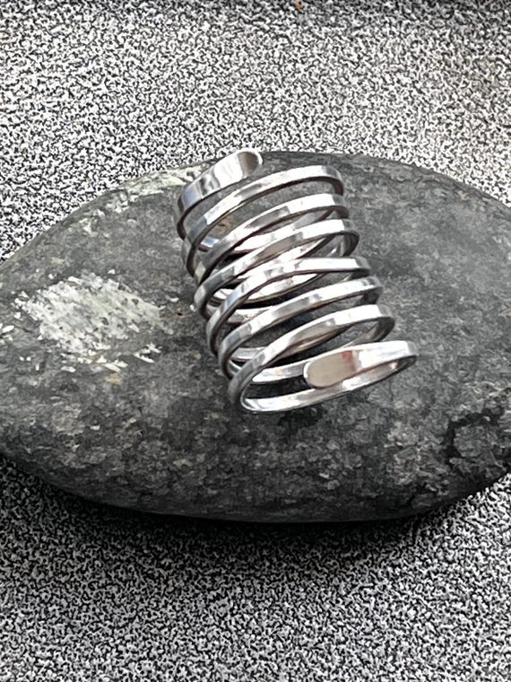 Sterling wire wrap ring size 6