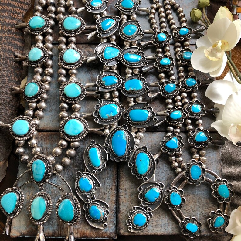 vintage Squash Blossom Etsy