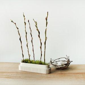 Flower Bar for dried flowers, Candle holder and Planter in One, Multifunctional image 4