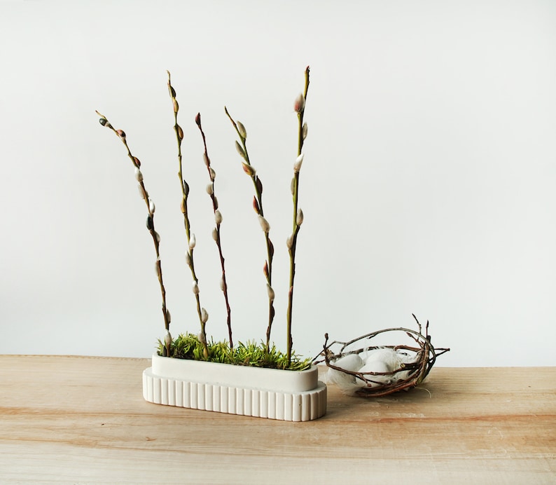 Planter, Candle holder and Flower Bar for dried flowers in One, Multifunctional image 3