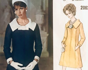 Vogue 1587 Dress Pattern Short Or Long Sleeves One Piece Dress Etsy Vogue 1587 Dress Pattern Short Or Long Sleeves One Piece Dress Etsy