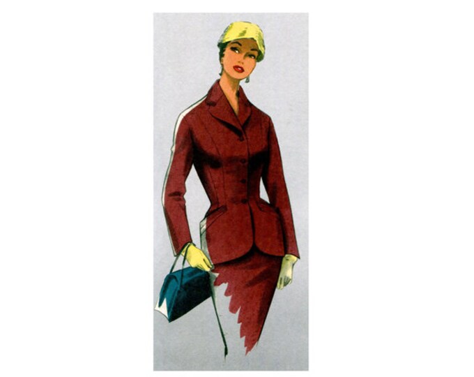 WOMEN'S JACKET PATTERN Fitted Suit Jacket Patterns Burda Etsy