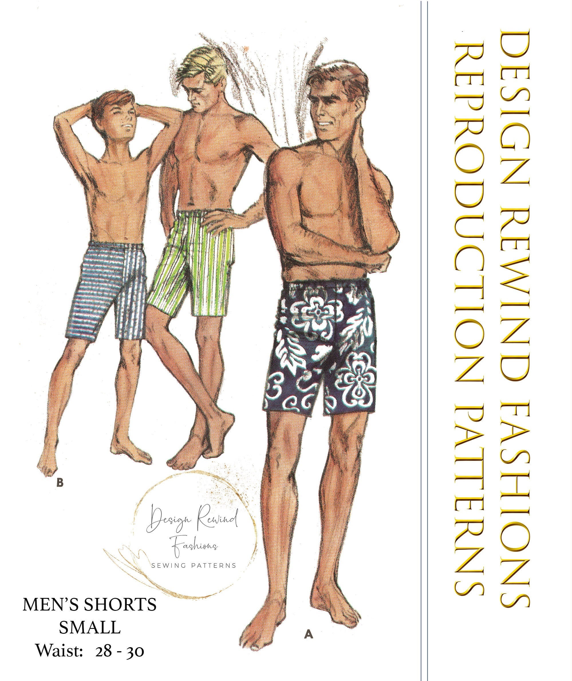 Long Beach Board Shorts: Men's Board Shorts Pattern, Men's