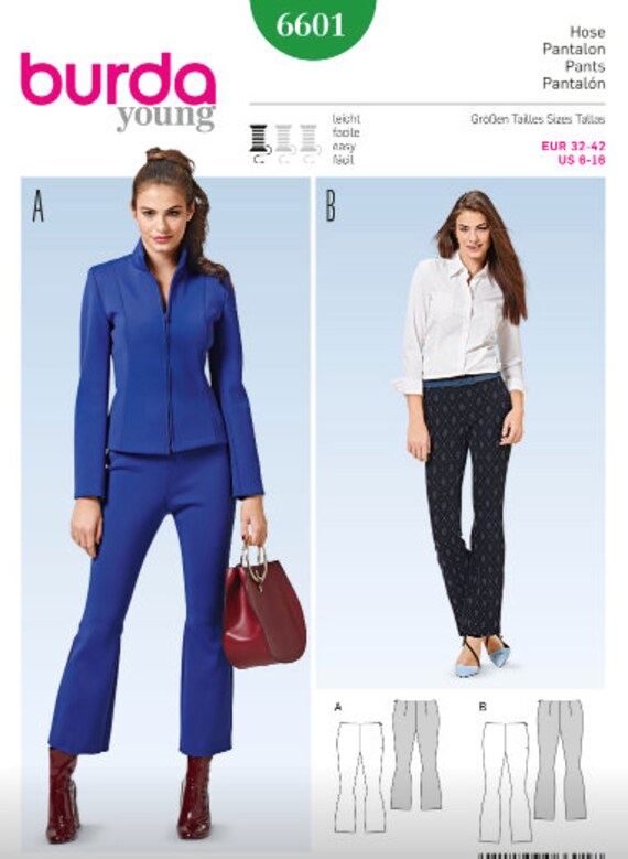 womens flared pants pattern