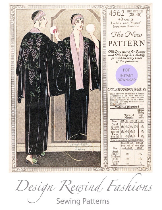 Vintage 1920s Housecoat Robe Negligee Bridal Robe Medium 38
