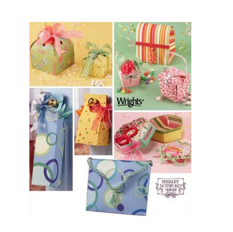 FABRIC GIFT BOX Pattern Christmas Craft Small Gift Box Holiday Etsy