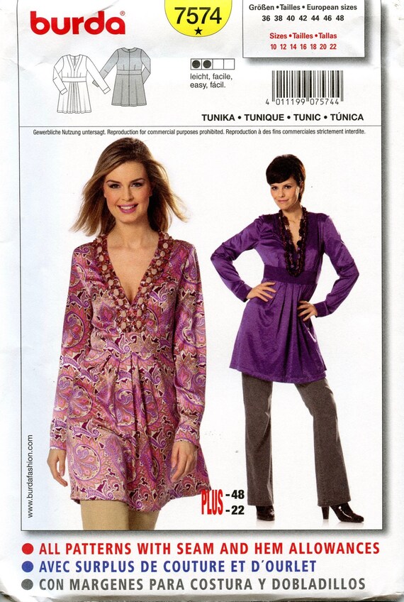 14-16 /& 20-22 Womens Tunic Size 10-12 New Ladies Tunic Top /& Necklace