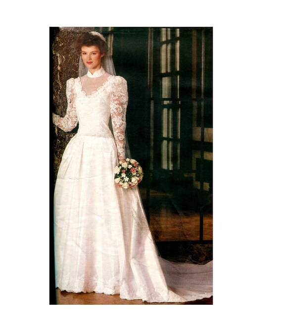 Fit And Flare Wedding Dress Pattern 6