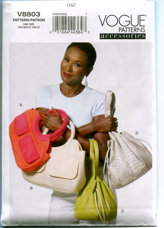 Vogue Pattern V7982 RARE Designer Handbags purse factory folded complete  7982 | #1877964353 | Vogue pattern, Vogue, Pattern