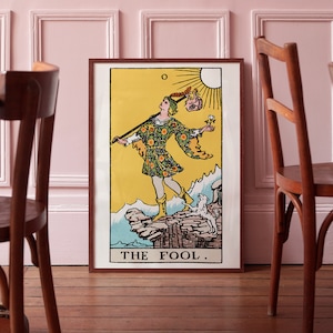 Cartel: Tarot - El Loco - Arthur Edward Waite Tarot deck / Cartel / Impresión
