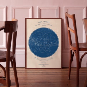 Póster: Tarjeta Celeste - Póster / Póster / Impresión