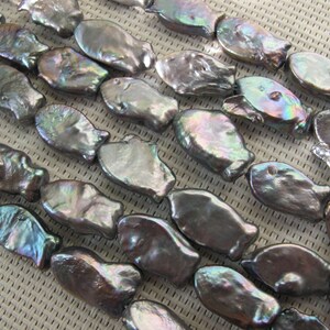 10-19mm Light Peacock Freshwater Fish Pearl PL98