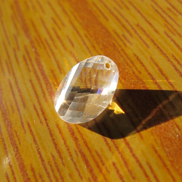 9x7mm Cubic Zircon Drop Bead CZ30