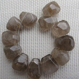 14-19mm Rutilated Quartz Nugget Beads S599