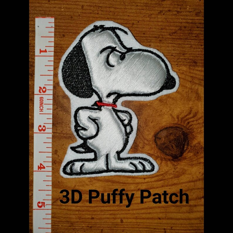 Woodstock and Snoopy Pirate LMAO Cutie Angry Puffy Patch 3D Peanuts Snoopy Iron On Patches