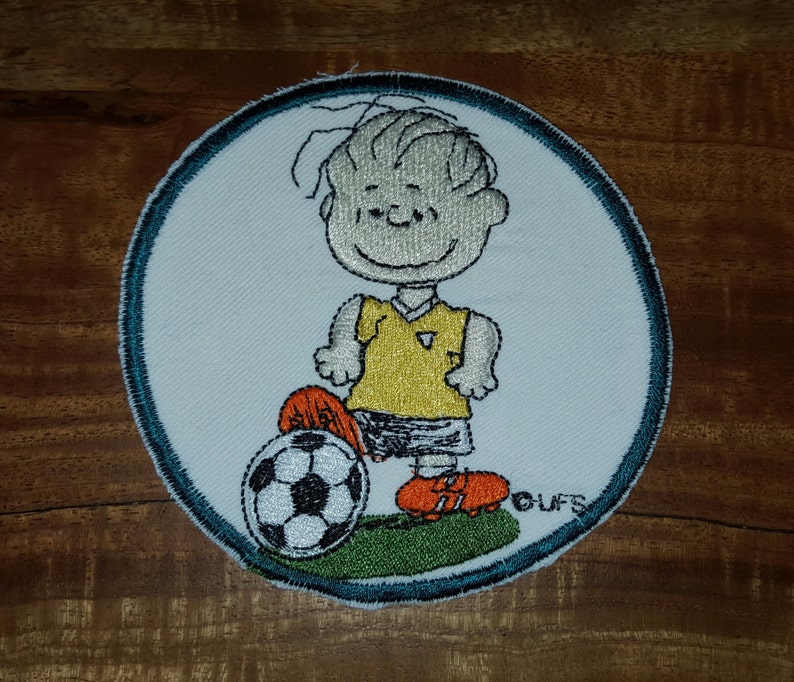 Peanuts Gang Soccer Iron On Patches Featuring Linus Charlie Etsy