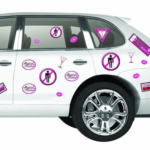 Bachelorette Car Decoration Kit Wedding Starter Kit Etsy