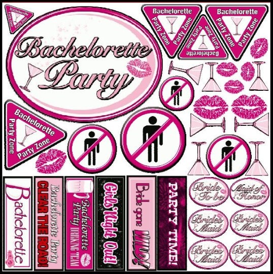 Bachelorette Car Decoration Kit Wedding Starter Kit Etsy