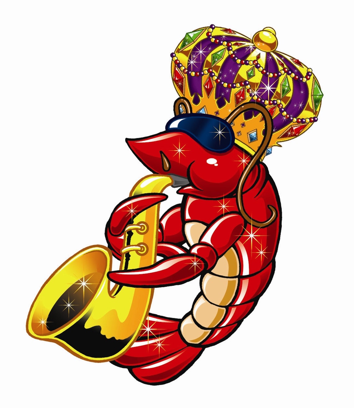 mardi gras shirt decals