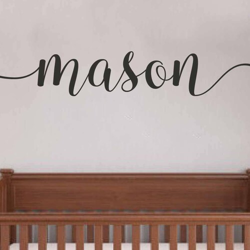 Girls Nursery Decal Name Wall Decal Personalized Name Decor Etsy Canada