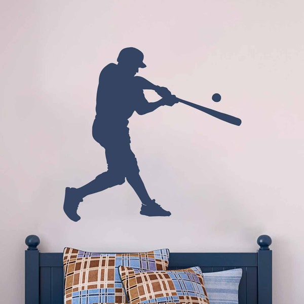 Baseball Decal for Walls | Baseball Wall Decals | Sports Wall Decals | Wall Decals for Boys | Baseball Stickers for Walls | Baseball Player