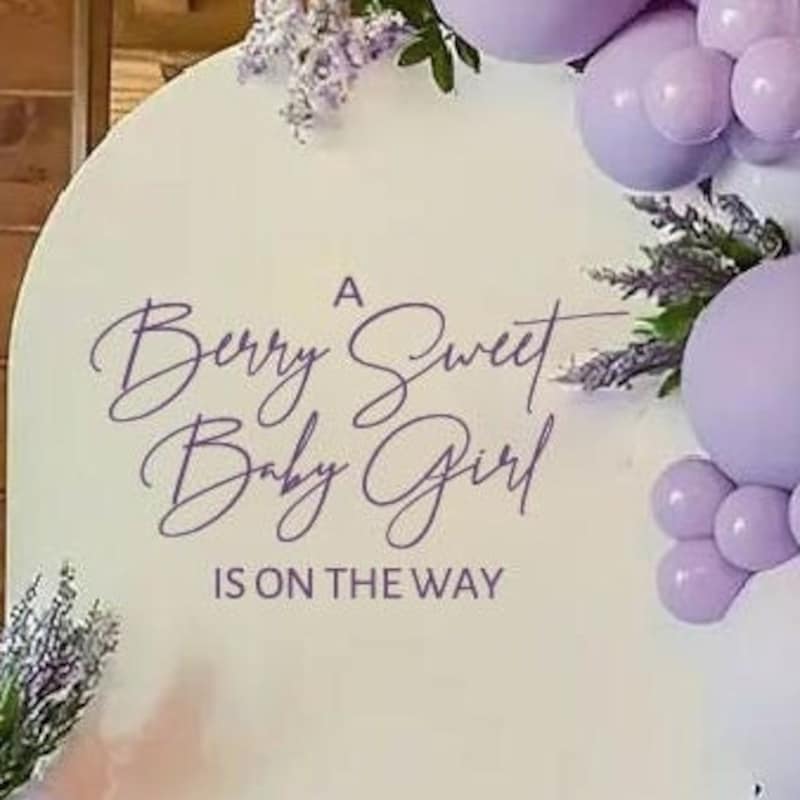 A Berry Sweet Baby is on the Way - Etsy