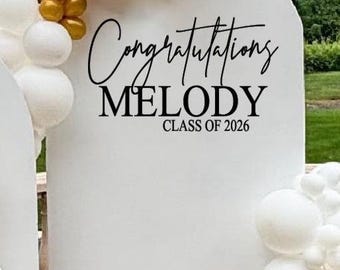 Graduation Party Decals