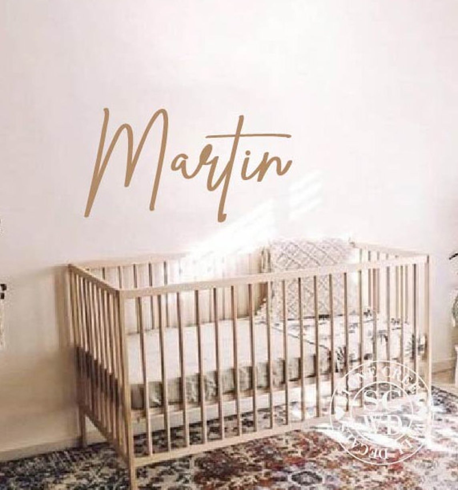 Personalized Name Wall Decal - Custom Wall Sticker - Boys Name Wall ...