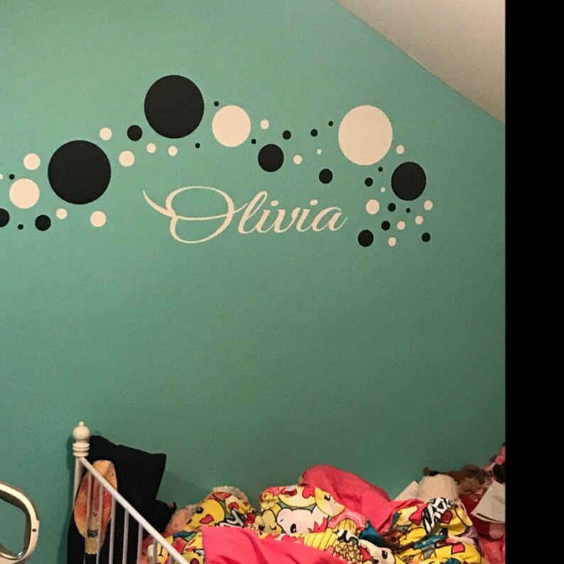 Polka Dots Wall Decal Set of 140 Nursery Wall Decal Polka Dot | Etsy