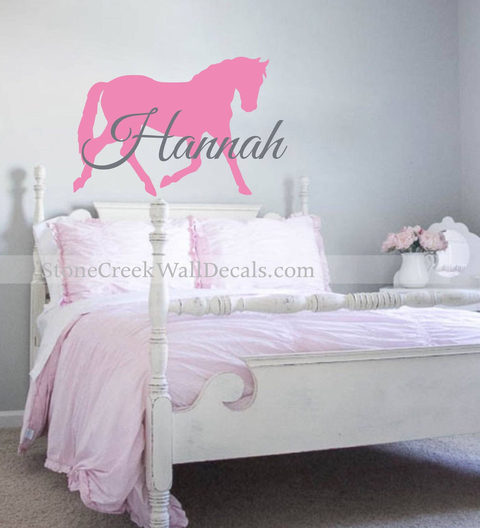 Horse Wall Decals Personalized Horse Decals Horse Wall Decal Etsy