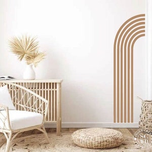 Half Arch Wall Decal | Abstract Wall Decor | BOHO Interior Wall Art ...