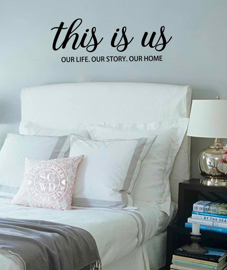 This is Us Wall Decal Our Life Our Story Our Home I This is Us Etsy