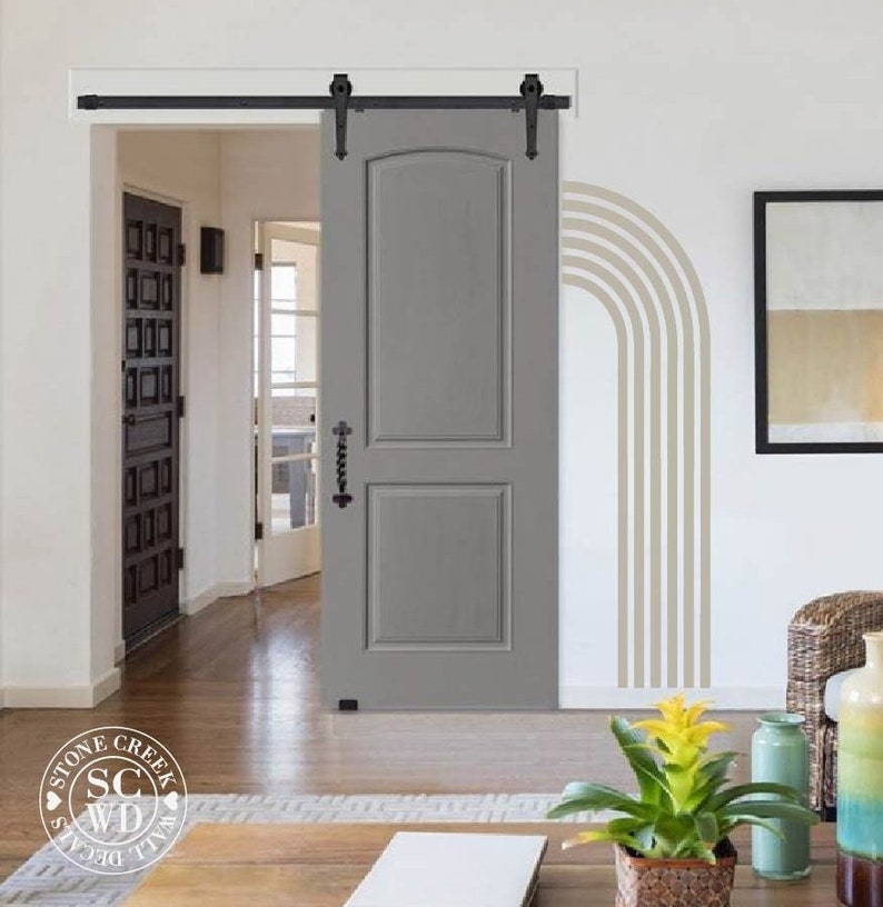 Half Arch Wall Decal Abstract Wall Decor BOHO Interior - Etsy