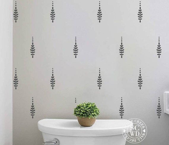 Sticker salle d'eau salle de bain décoration murale toilettes sticker mural  salle d'eau salle de bain stickers muraux salle de bain mur Art déco -   France